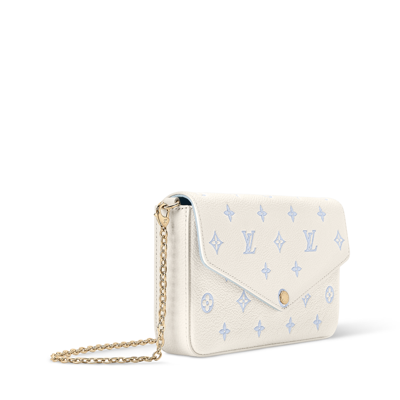 Pochette Métis — Blanc Lait / Bleu
