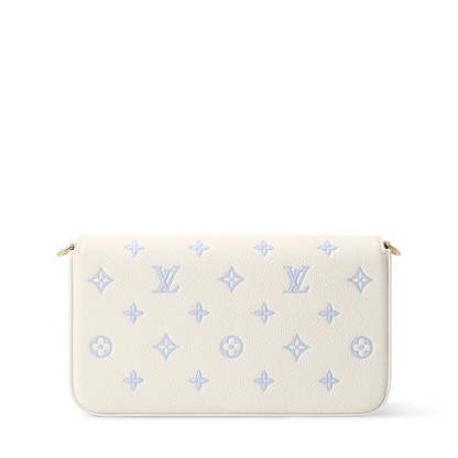 Pochette Métis — Blanc Lait / Bleu