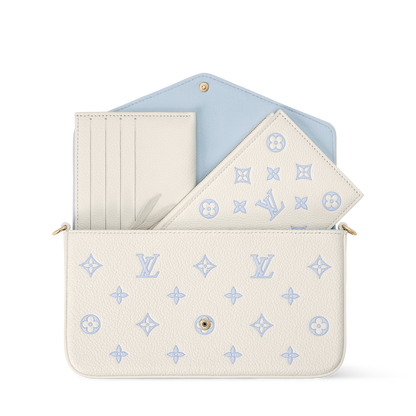 Pochette Métis — Blanc Lait / Bleu