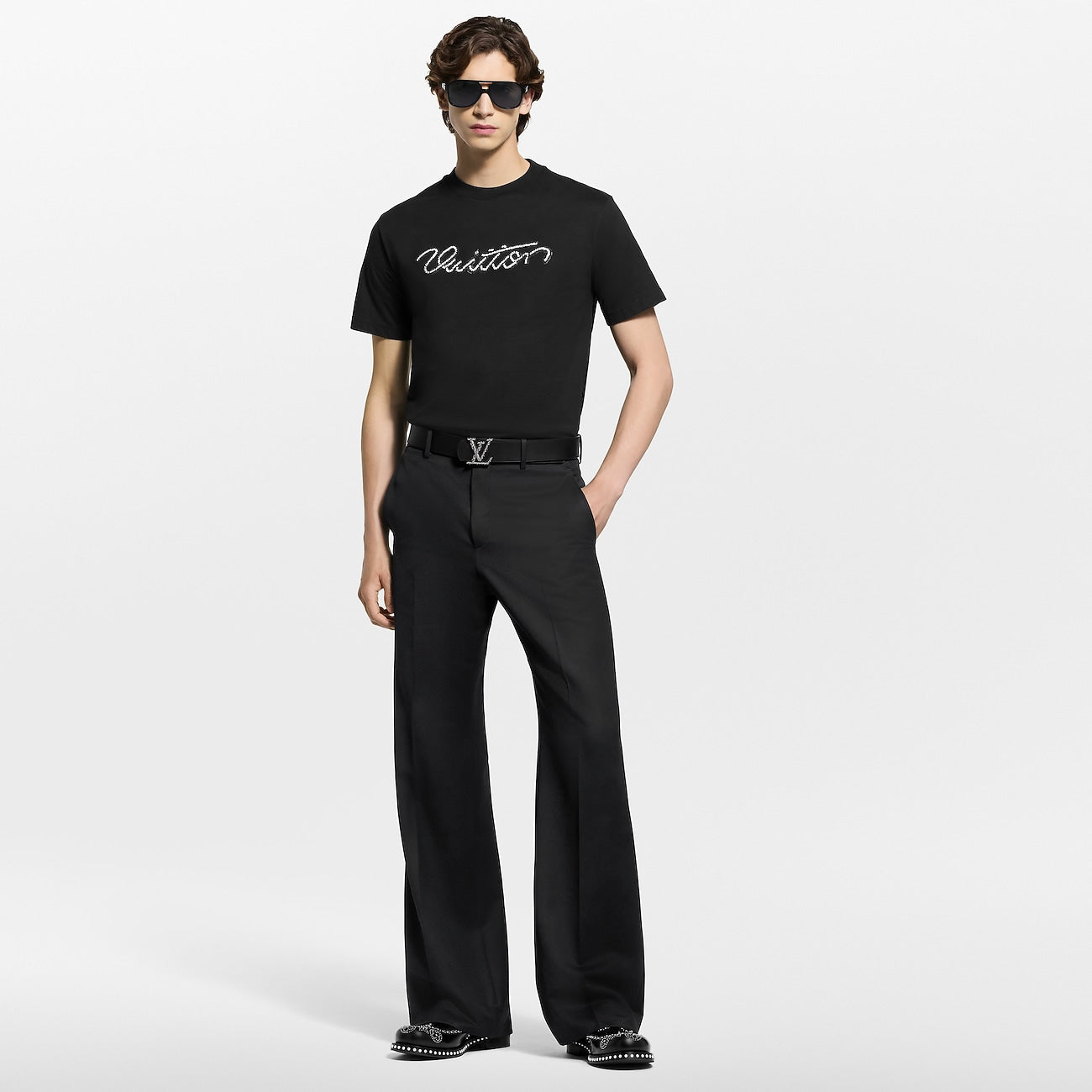 T-Shirt Signature Ornementée Louis Vuitton