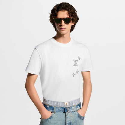 T-Shirt Signature Brodée  Louis Vuitton