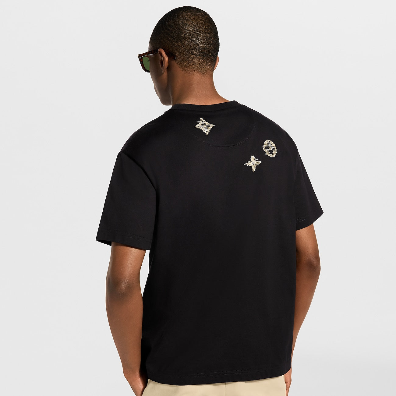 T-Shirt Signature Brodée  Louis Vuitton