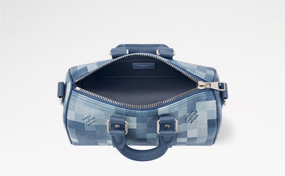 Sac Keepall Bandoulière 25 Monogram Bleu