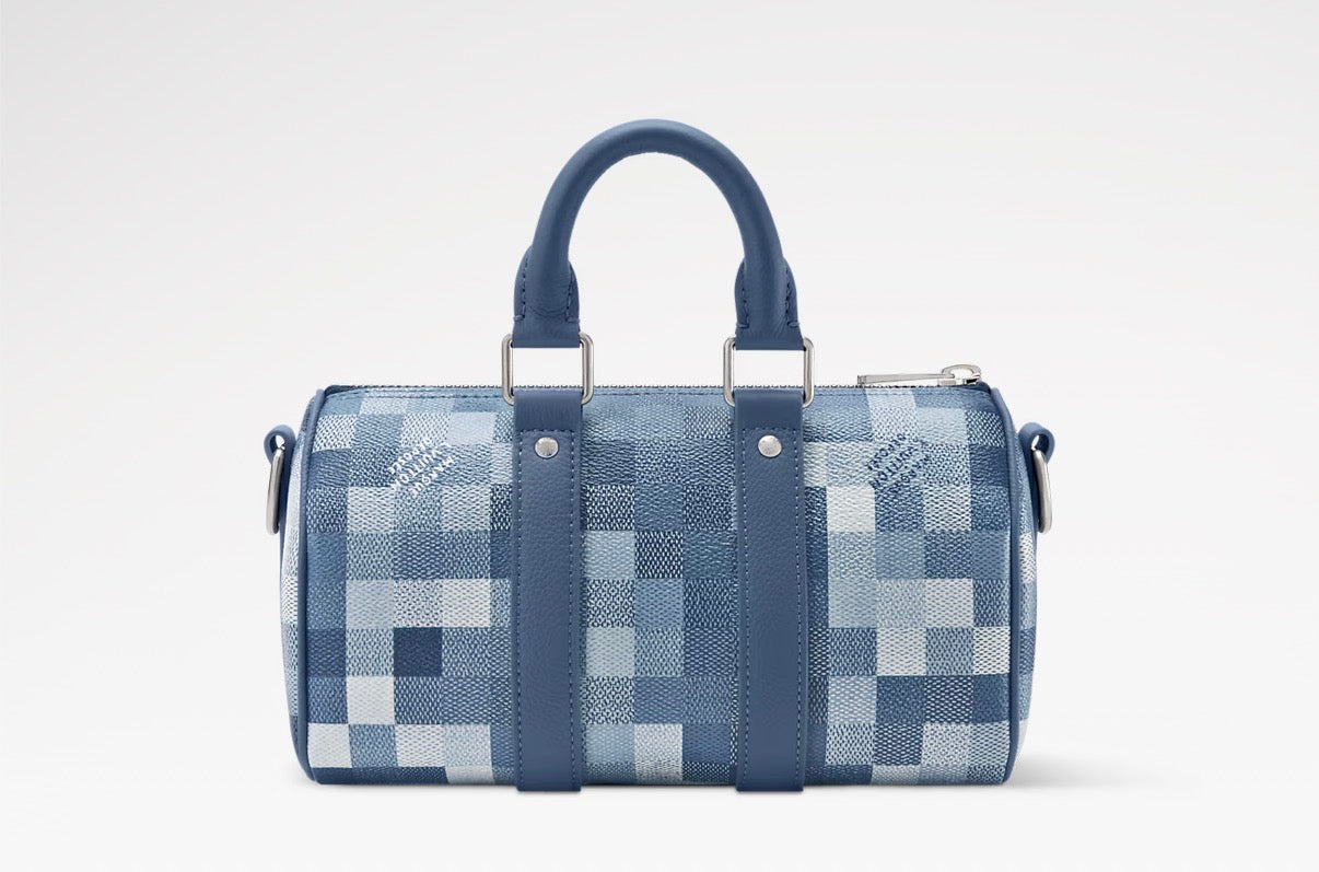 Sac Keepall Bandoulière 25 Monogram Bleu