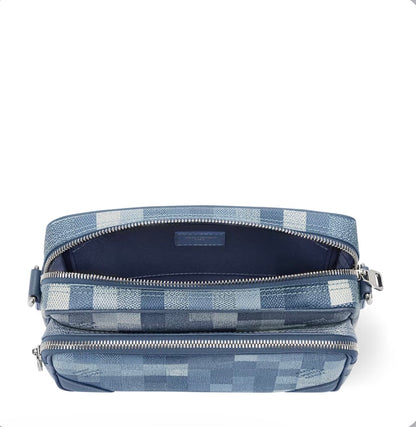 Sac Nil Toile Monogram Bleu
