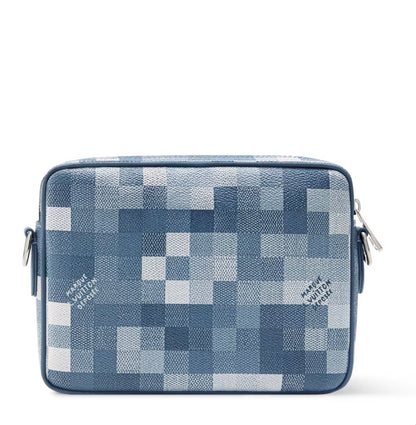 Sac Nil Toile Monogram Bleu