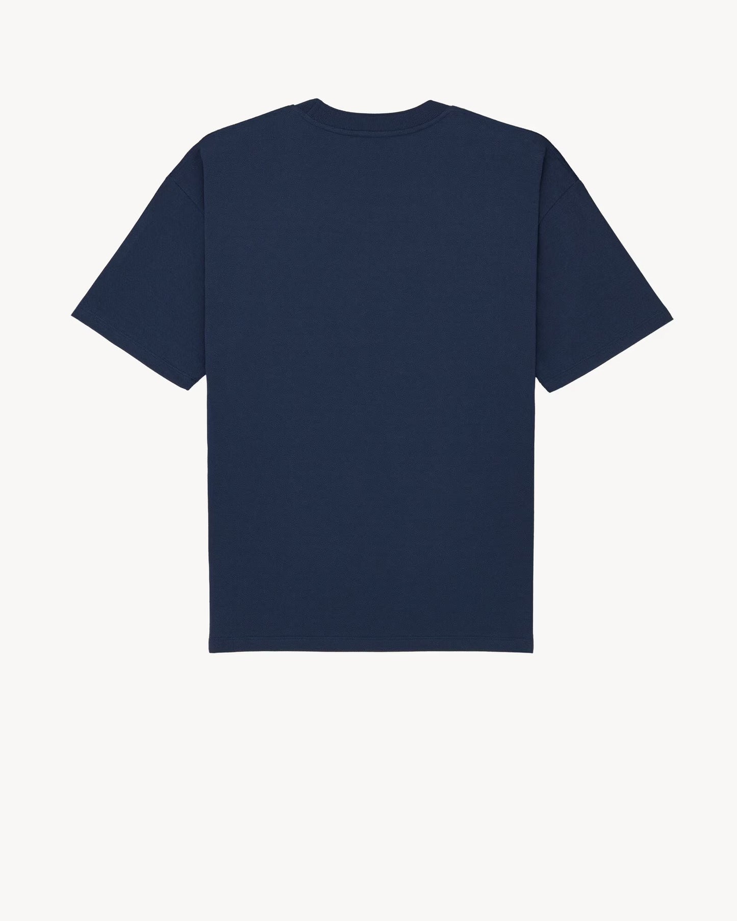 T-Shirt Cassandre Piqué - Bleu Nuit