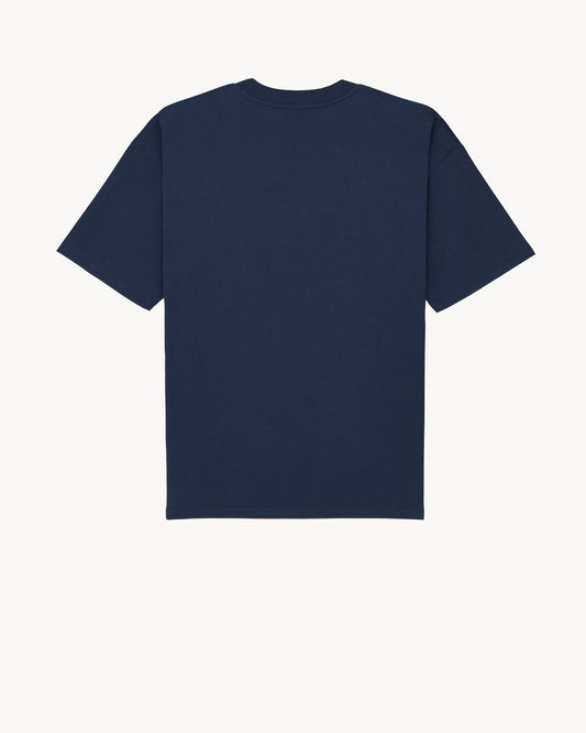 T-Shirt Cassandre Piqué - Bleu Nuit