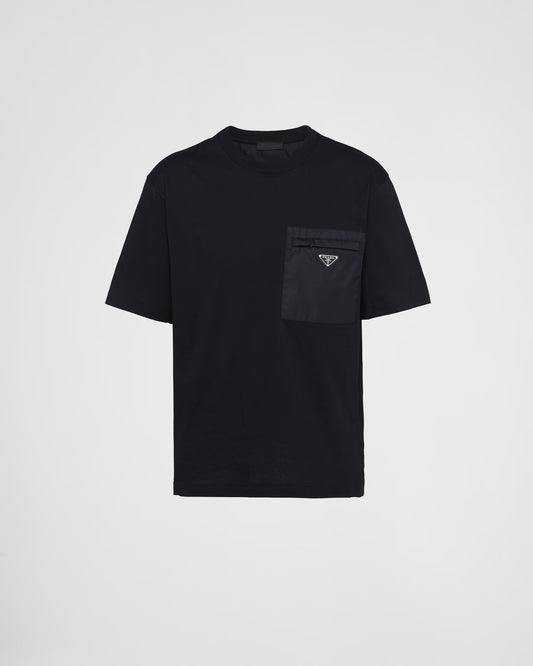 T-Shirt en Re-Nylon Jersey Pocket