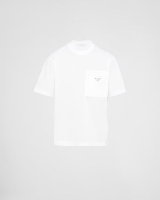 T-Shirt en Re-Nylon Jersey Pocket