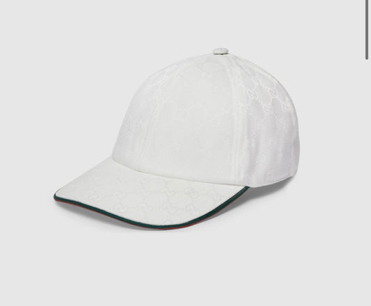 Casquette GG White Monogram