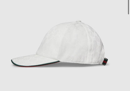 Casquette GG White Monogram