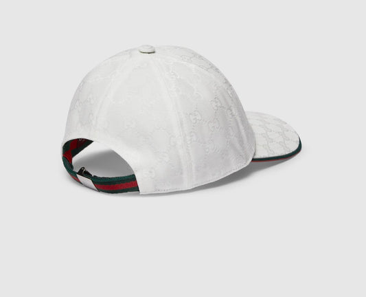 Casquette GG White Monogram