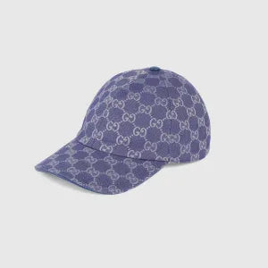 Casquette GG Toile Bleu Monogram