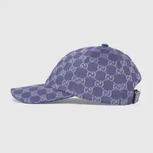 Casquette GG Toile Bleu Monogram