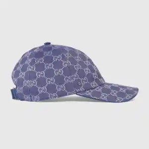 Casquette GG Toile Bleu Monogram
