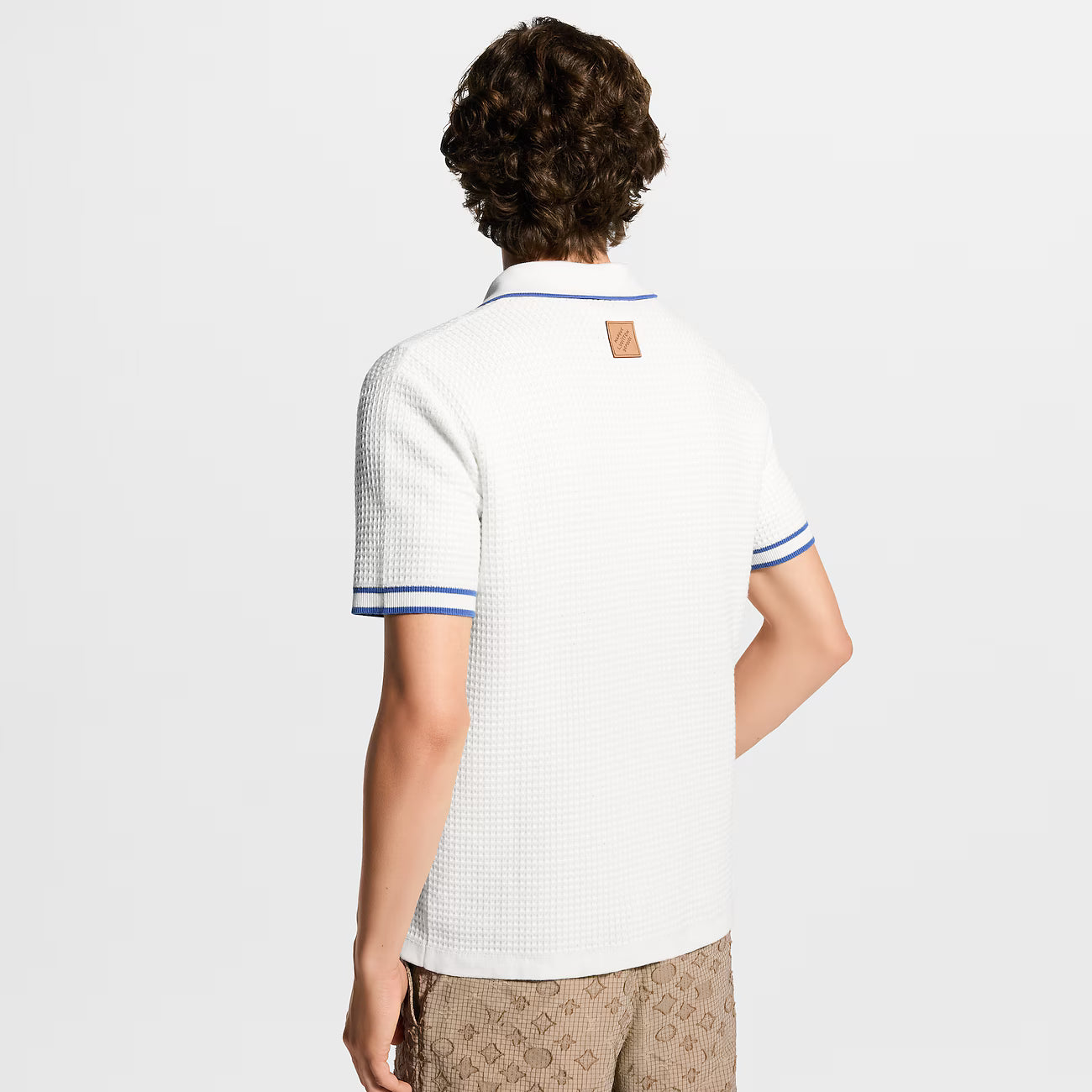 Chemise Preppy Maille Gaufré
