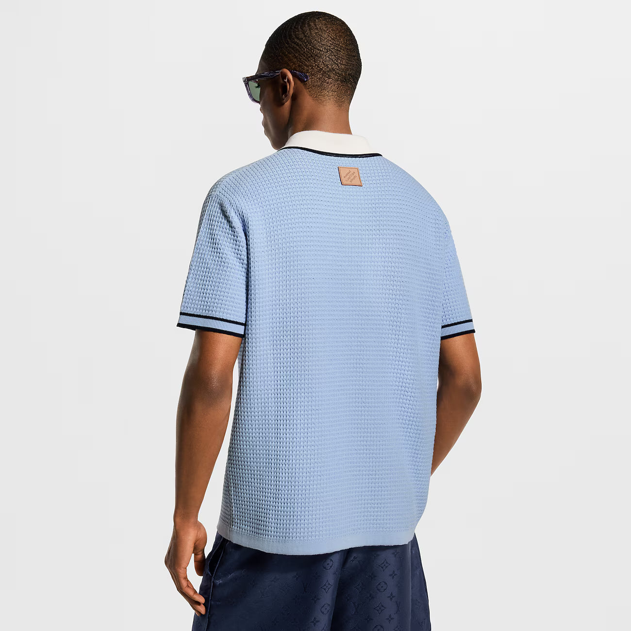 Chemise Preppy Maille Gaufré