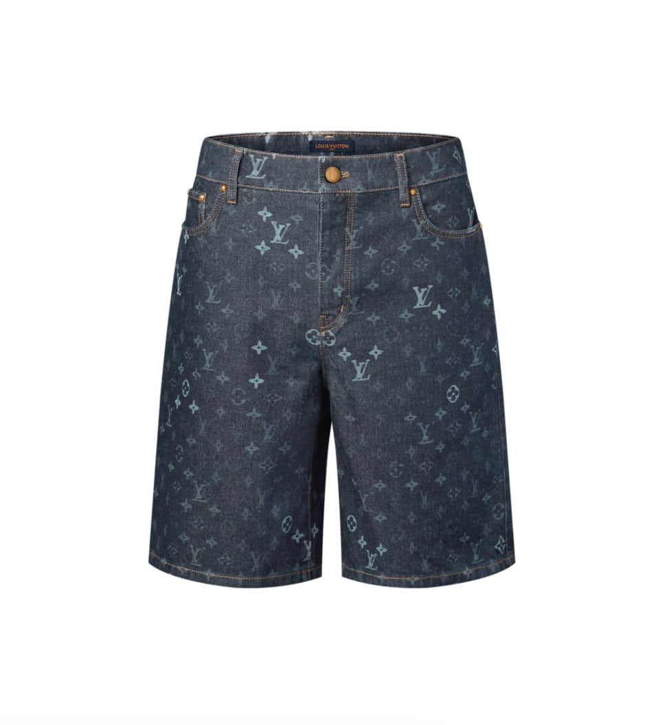 Short Denim Monogram