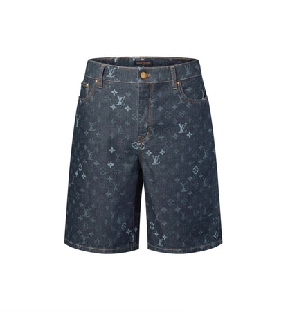 Short Denim Monogram