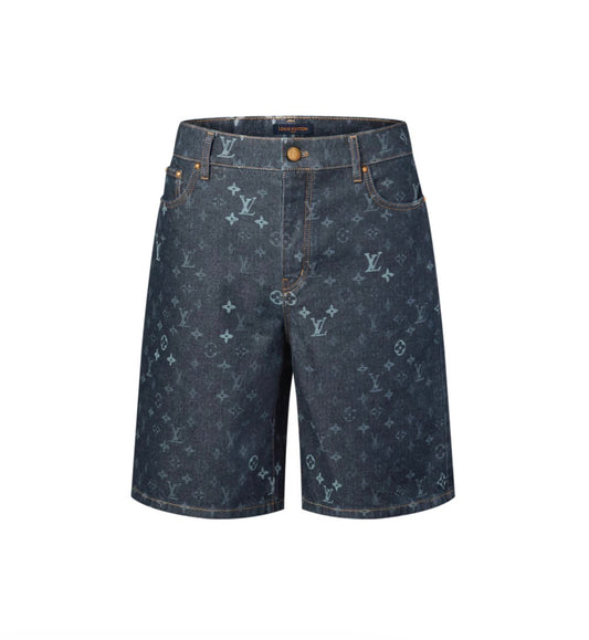 Short Denim Monogram