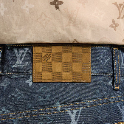 Short Denim Monogram