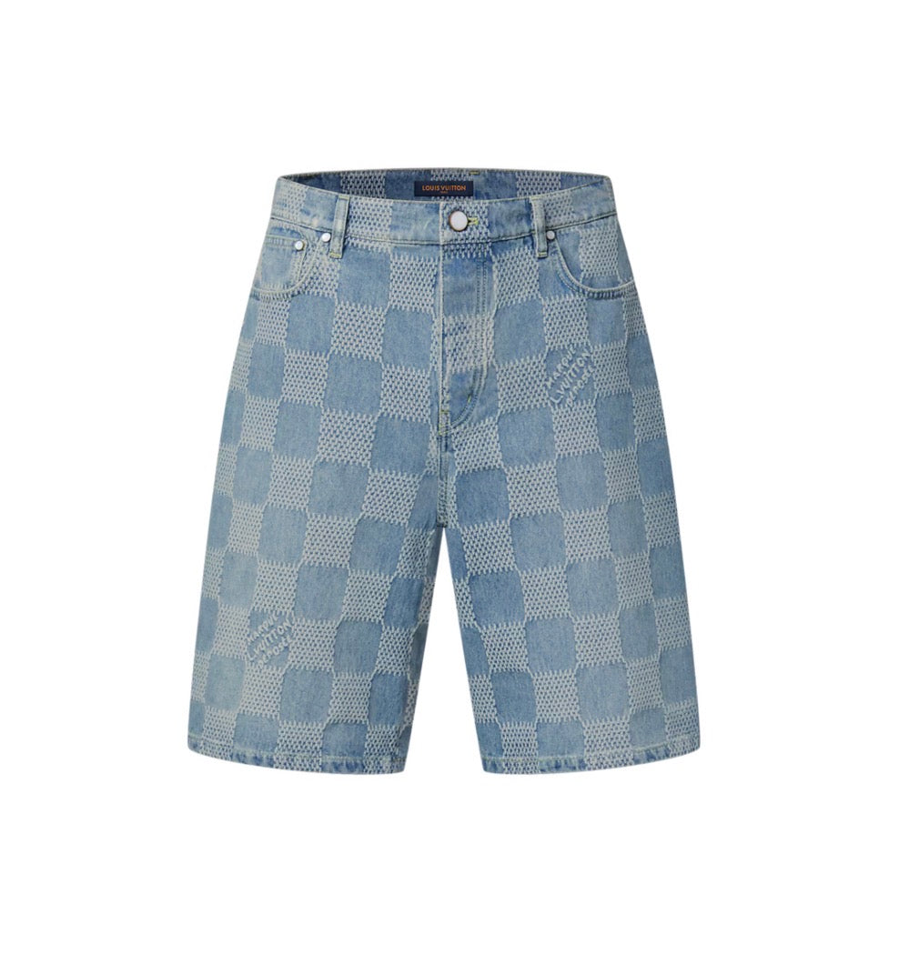 Short à Damier 3D