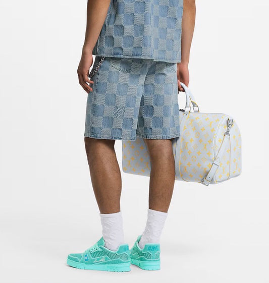Short à Damier 3D