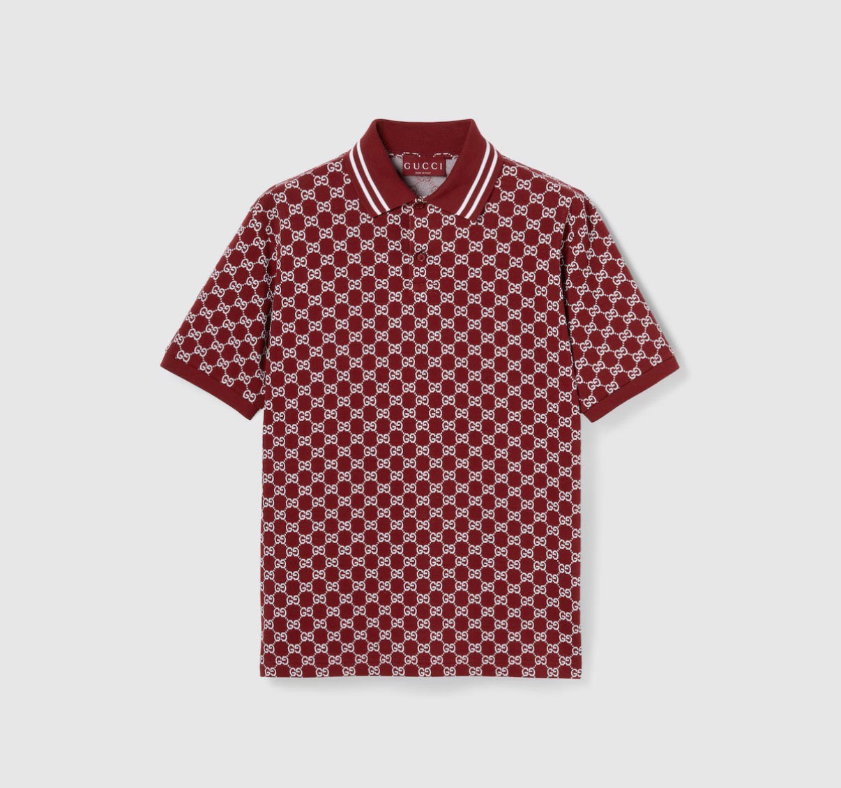 Polo en Maille Jacquard