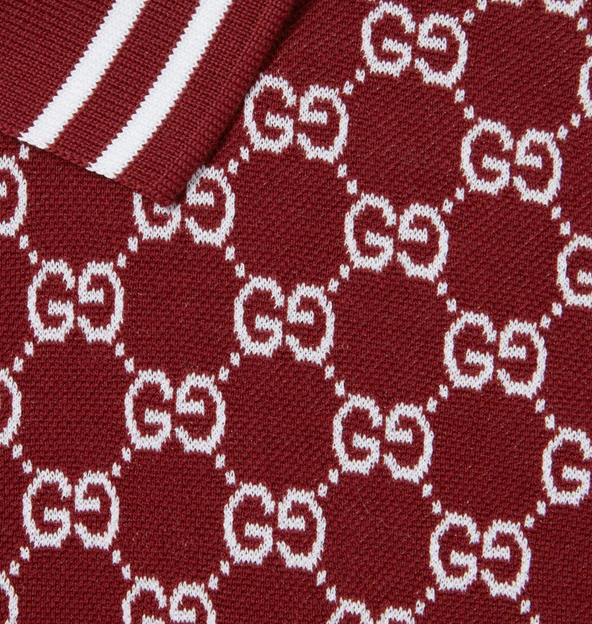 Polo en Maille Jacquard