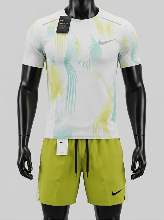 Ensemble Running Green Fame — Nike