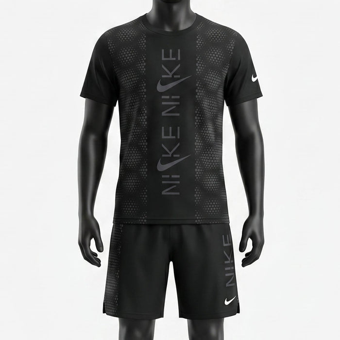 Ensemble Running Bleu Aqua/Noir — Nike