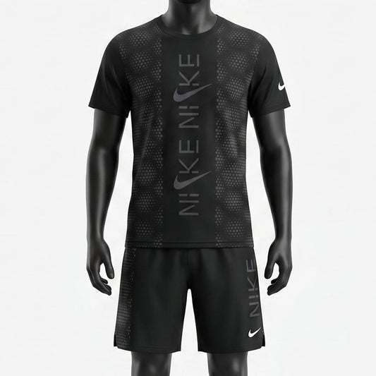 Ensemble Running Bleu Aqua/Noir — Nike