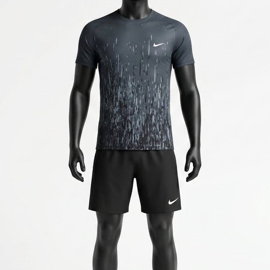 Ensemble Running Gris/Noir — Nike
