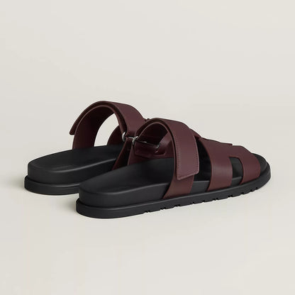 Sandales Chypre Bordeaux