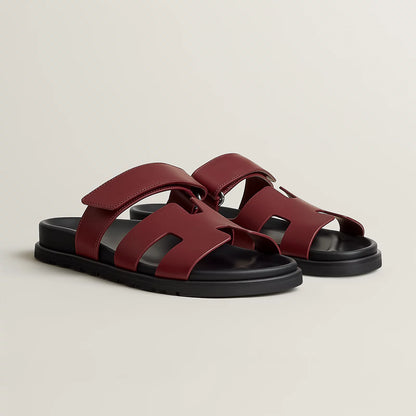 Sandales Chypre Rouge Profond