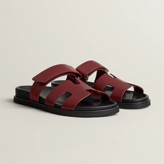 Sandales Chypre Rouge Profond