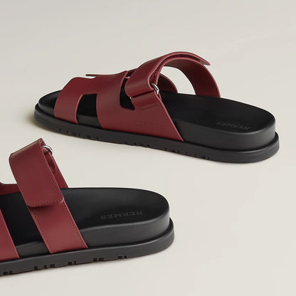 Sandales Chypre Rouge Profond