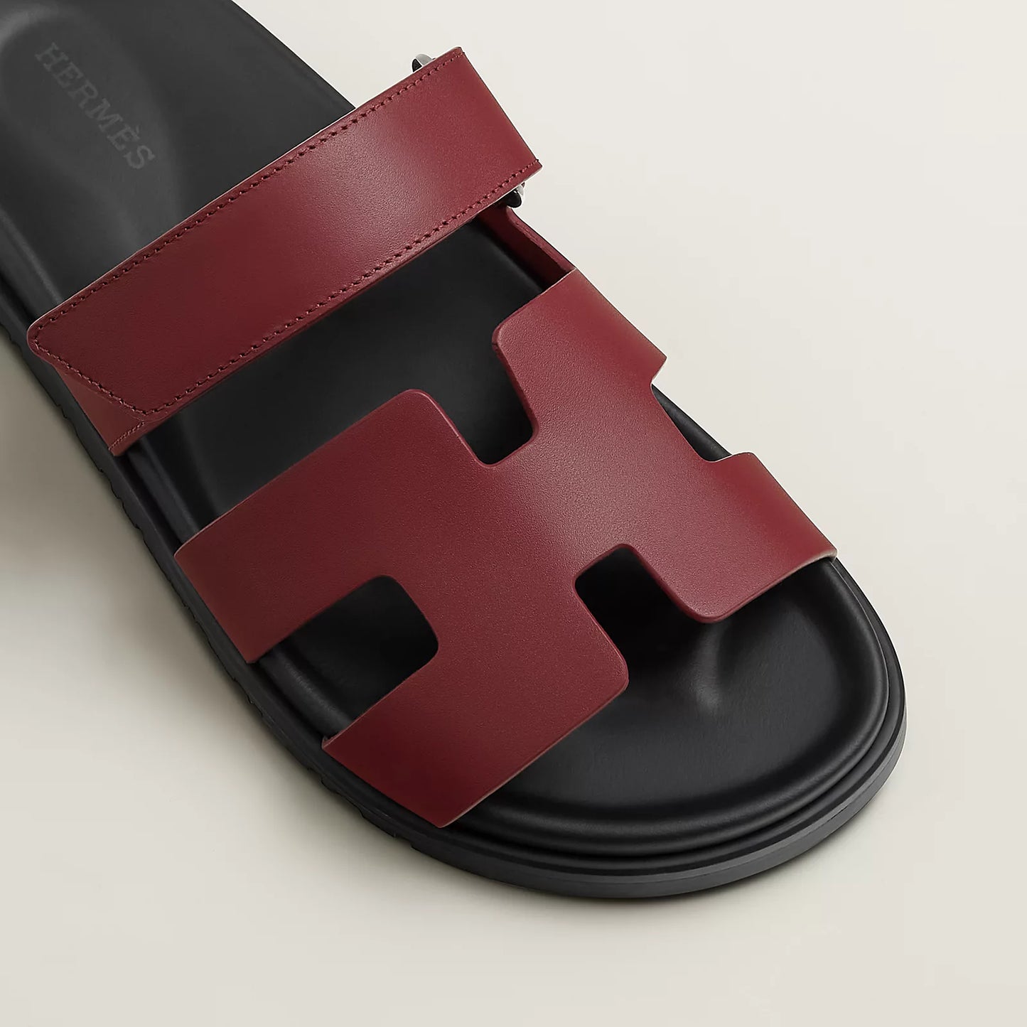 Sandales Chypre Rouge Profond