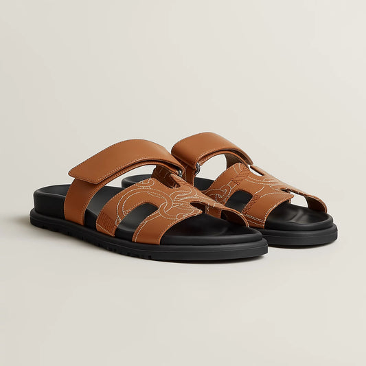 Sandales Chypre Naturel Monogram