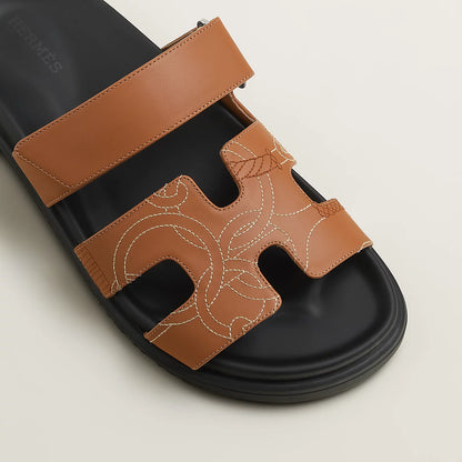 Sandales Chypre Naturel Monogram