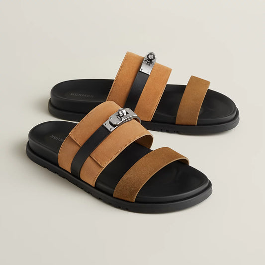 Sandales Jackson Multicolore Brun Fumé
