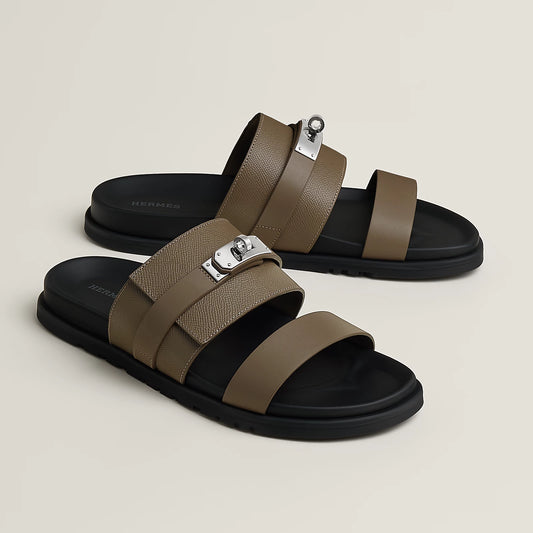 Sandales Jackson Étoupe Olive Verte