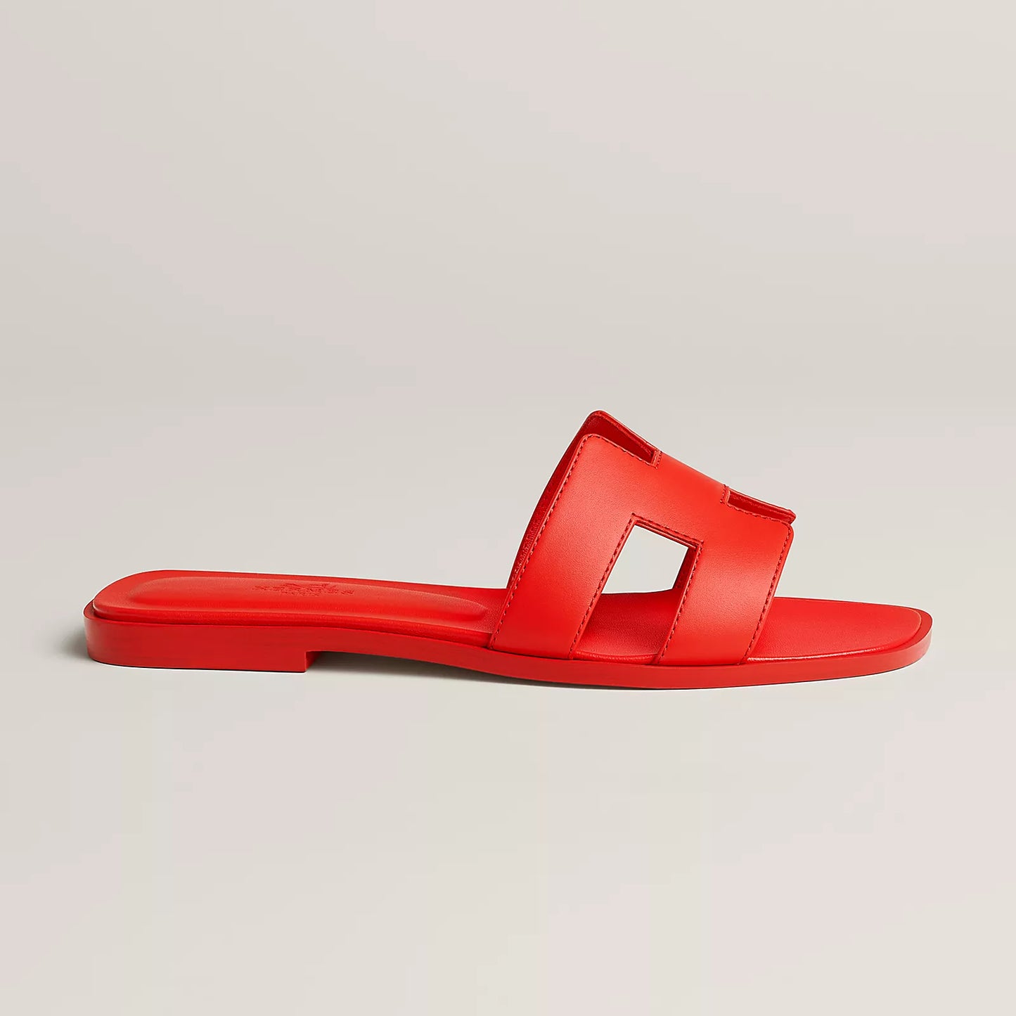 Claquettes Oran - Rouge Grenadine