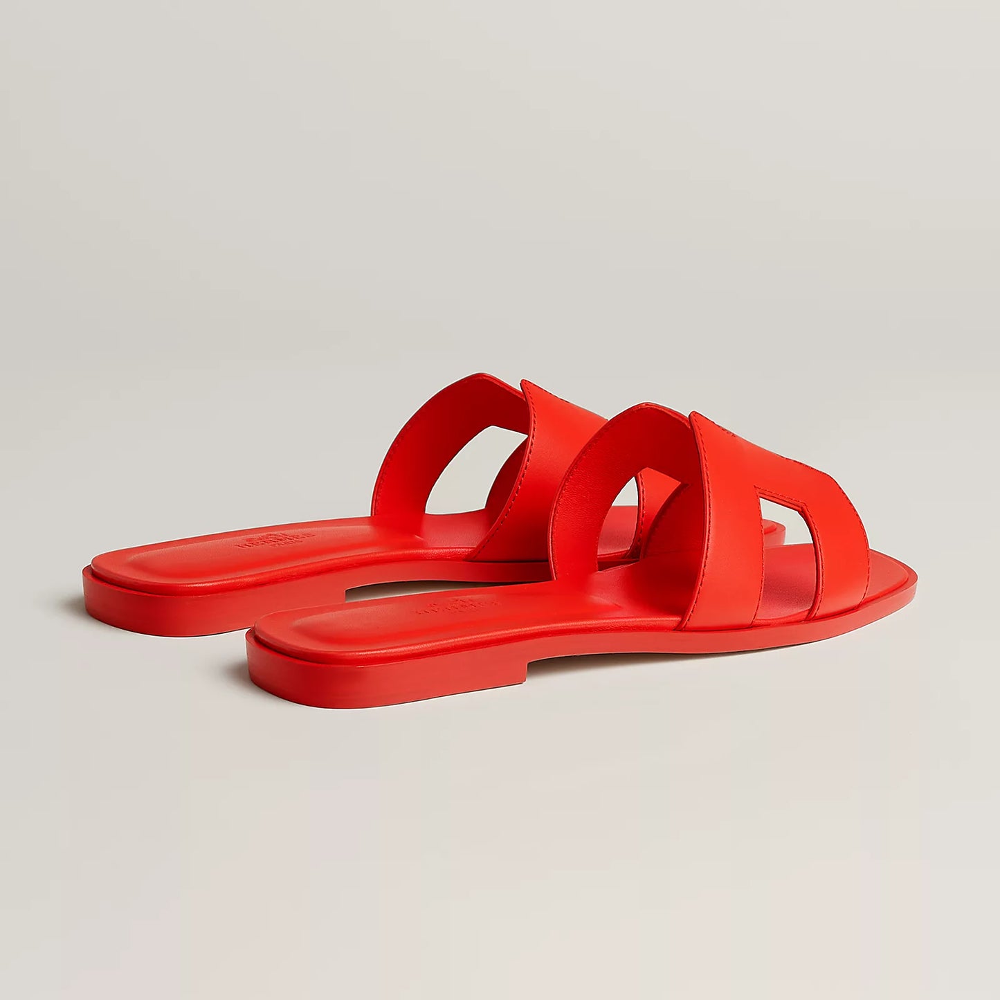Claquettes Oran - Rouge Grenadine