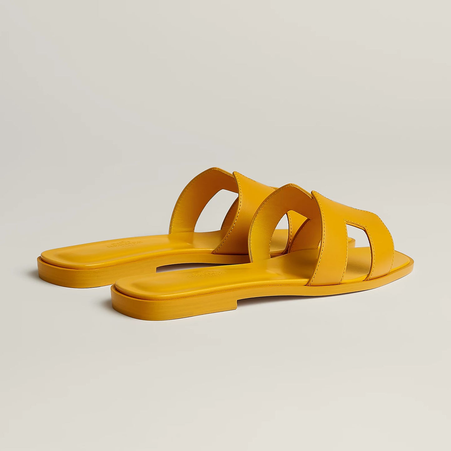 Claquettes Oran - Jaune Topaze