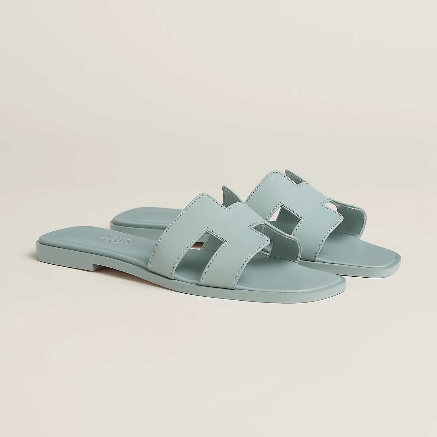 Claquettes Oran - Bleu Glacier