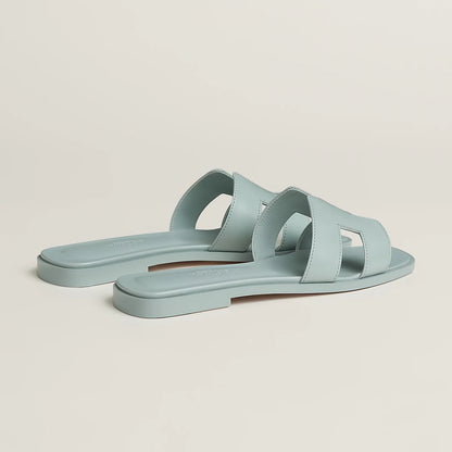 Claquettes Oran - Bleu Glacier