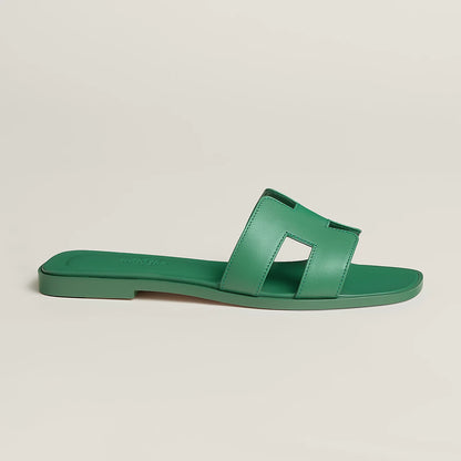 Claquettes Oran - Vert Jungle