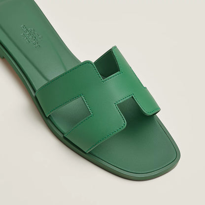 Claquettes Oran - Vert Jungle
